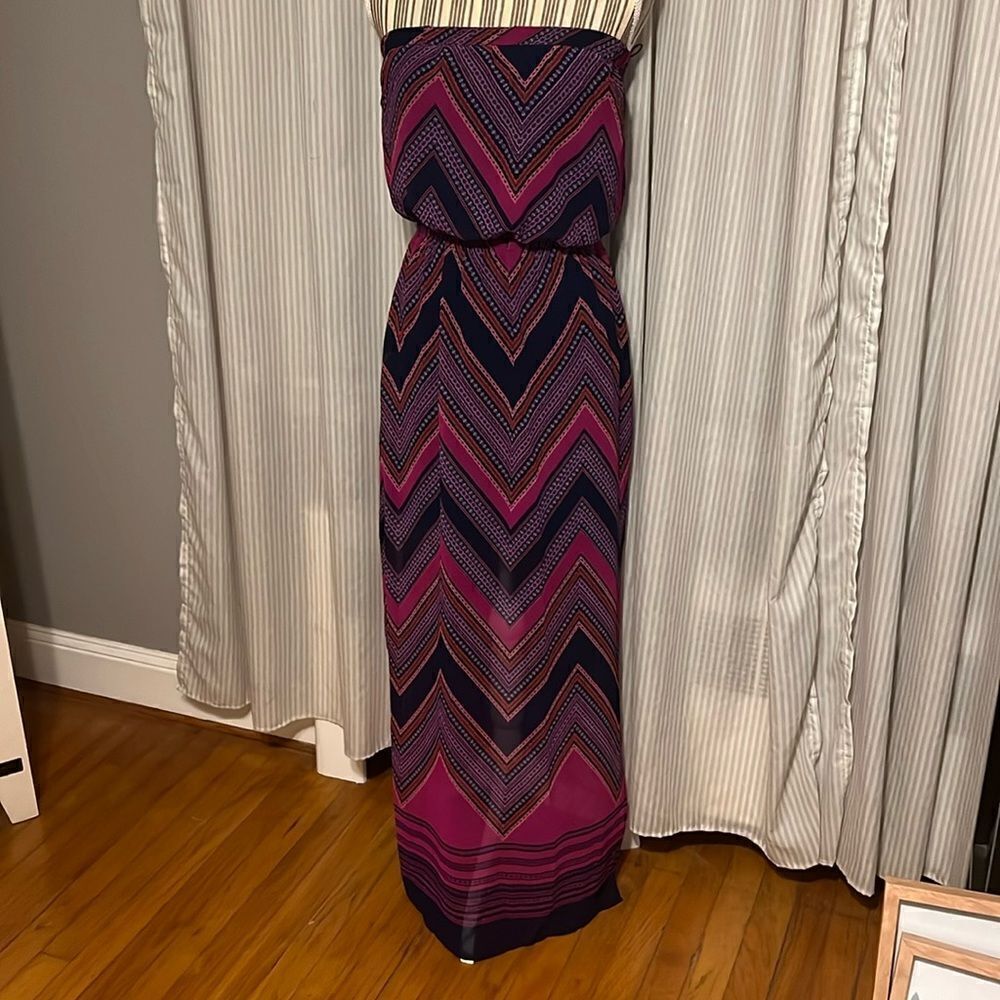 Express Strapless Maxi Dress